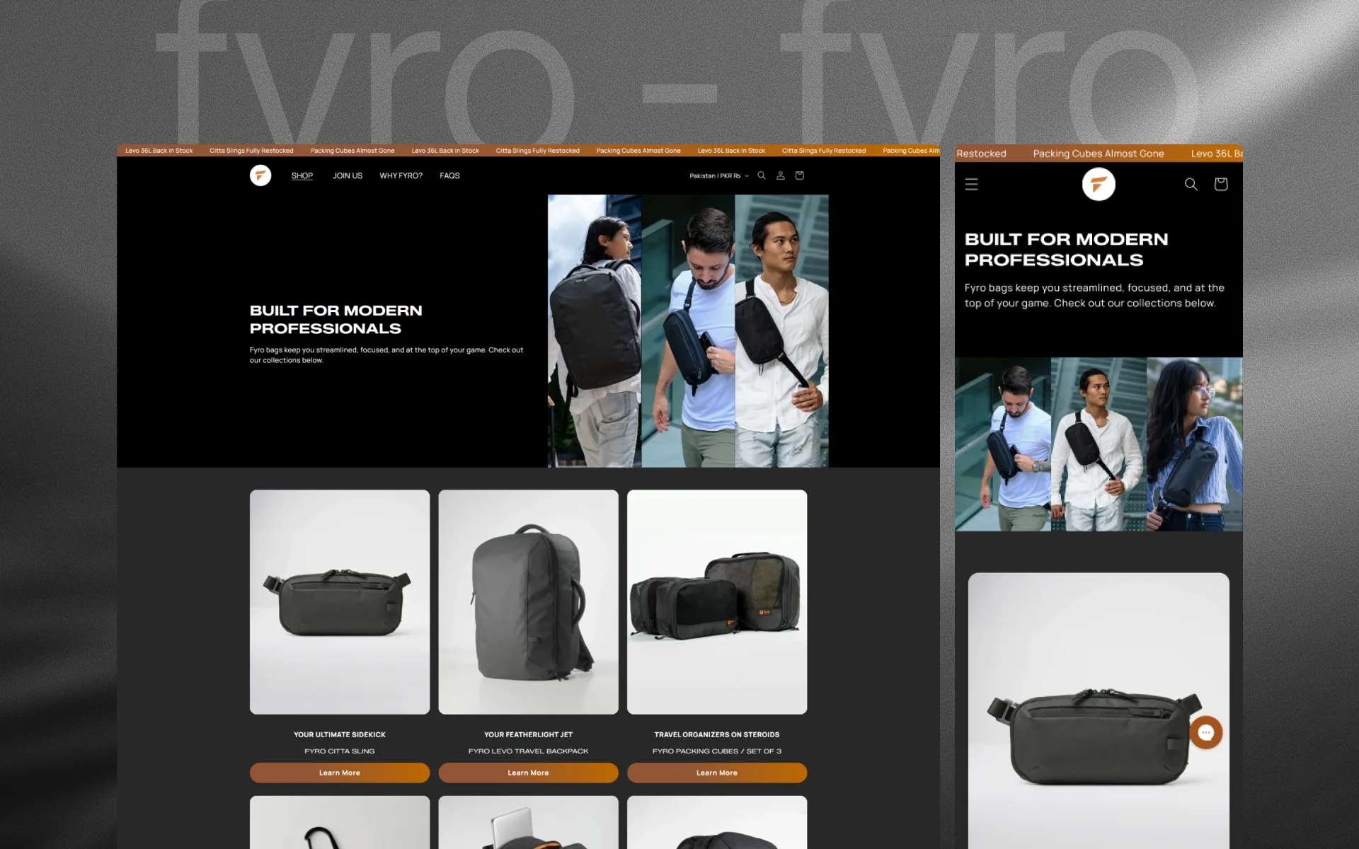 Fyro ecommerce experience detail 1