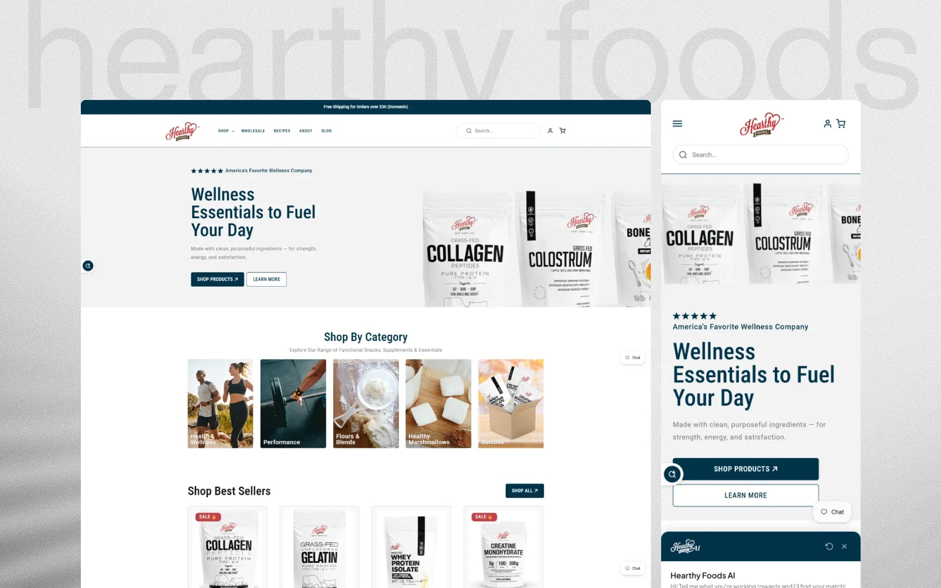 Hearthy Foods solution experience
