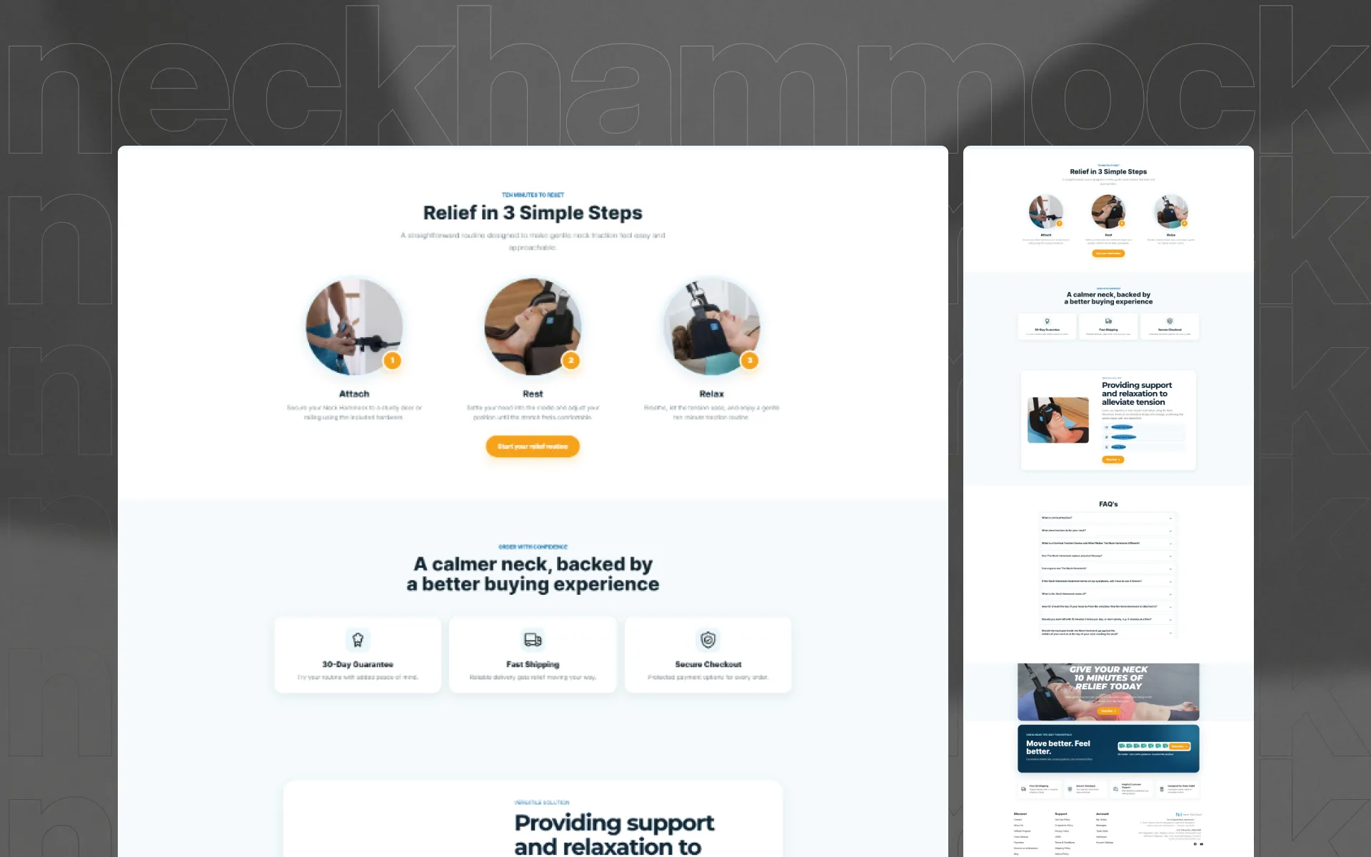 Neck Hammock ecommerce experience detail 2