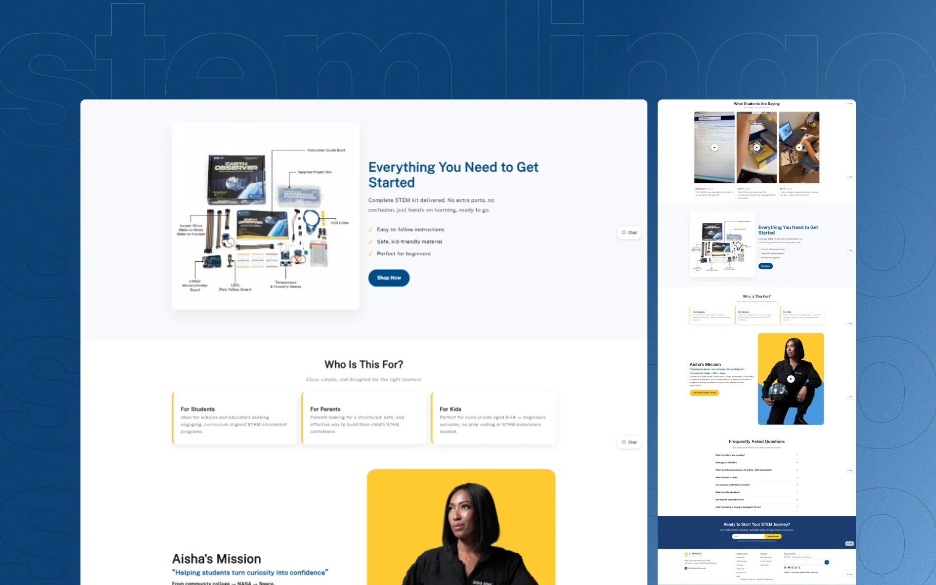 STEMLINGO ecommerce experience detail 1