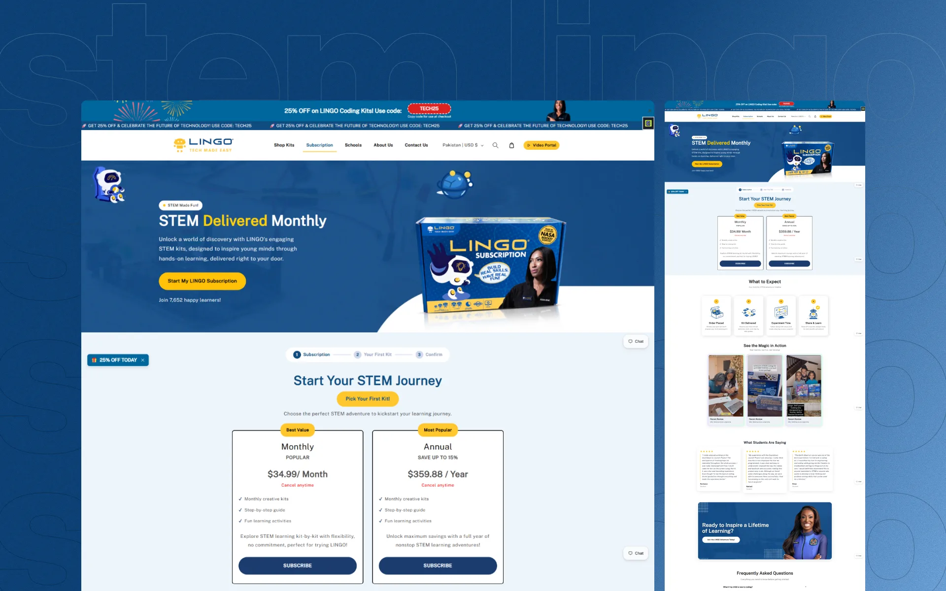 STEMLINGO ecommerce experience detail 3