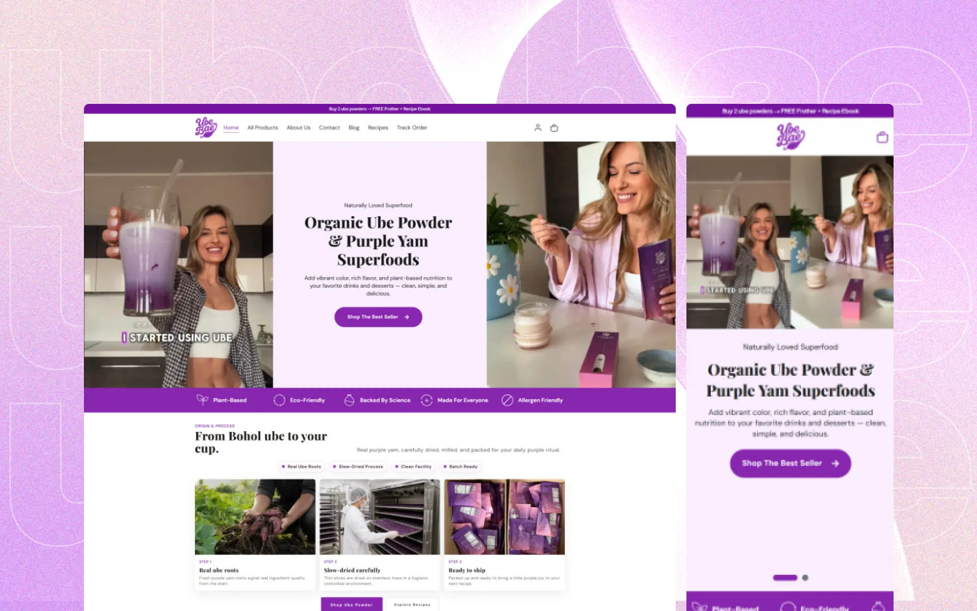 Ube Bae solution experience